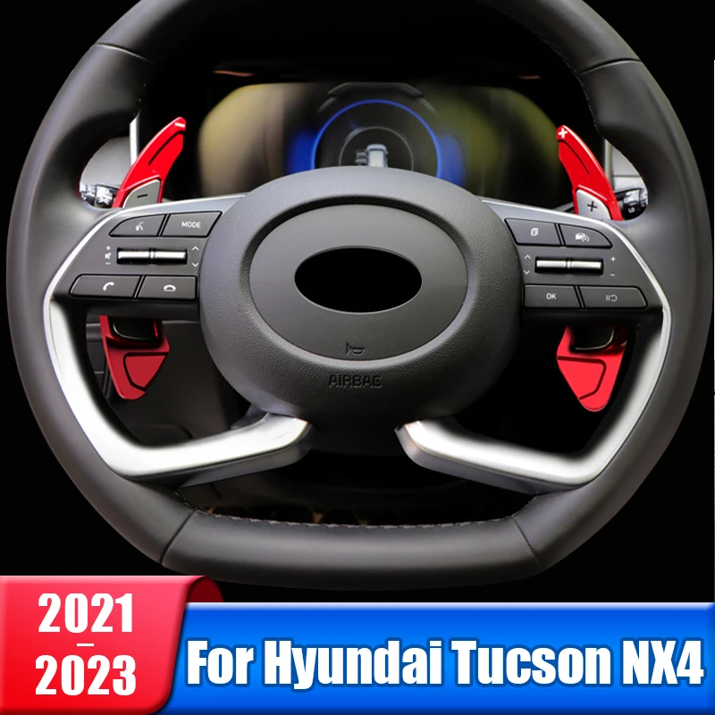 Алюминиевое весло рулевого колеса для Hyundai Tucson NX4 2021 2022 2023, гибридный N линейный аксессуар
Алюминиевое весло рулевого колеса для Hyundai Tucson NX4 2021 2022 2023, гибридный N линейный аксессуар