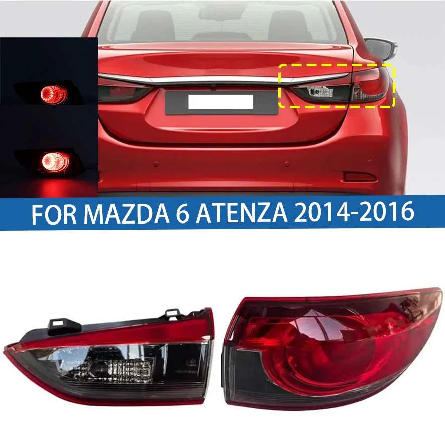 Left/Right Side Car Tail light Rear Bumper Light Stop Brake Lamp Turn Signal Warning For Mazda 6 Atenza 2014 2015 2016
Left/Right Side Car Tail light Rear Bumper Light Stop Brake Lamp Turn Signal Warning For Mazda 6 Atenza 2014 2015 2016