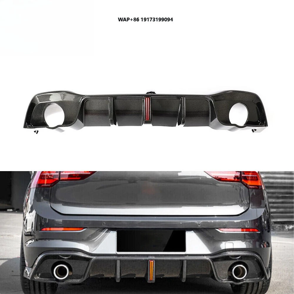 Golf8 R Carbon Fiber Rear Bumper Lip Spoiler for Golf MK8 GTI 2021-2022
Golf8 R Carbon Fiber Rear Bumper Lip Spoiler for Golf MK8 GTI 2021-2022