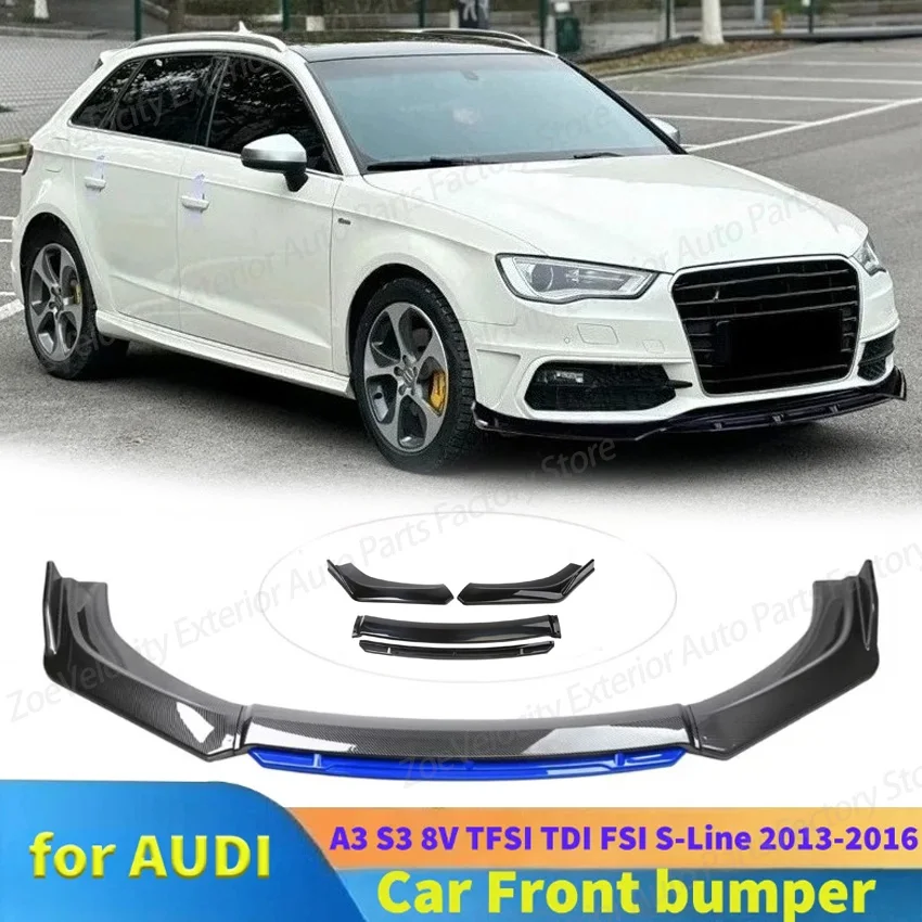 Car Front Bumper Lip for Audi A3 S3 8V TFSI TDI FSI S-Line 2013 2014 2015 2016 Splitter Diffusers Spoiler Lower Body Kit Tuning
Car Front Bumper Lip for Audi A3 S3 8V TFSI TDI FSI S-Line 2013 2014 2015 2016 Splitter Diffusers Spoiler Lower Body Kit Tuning