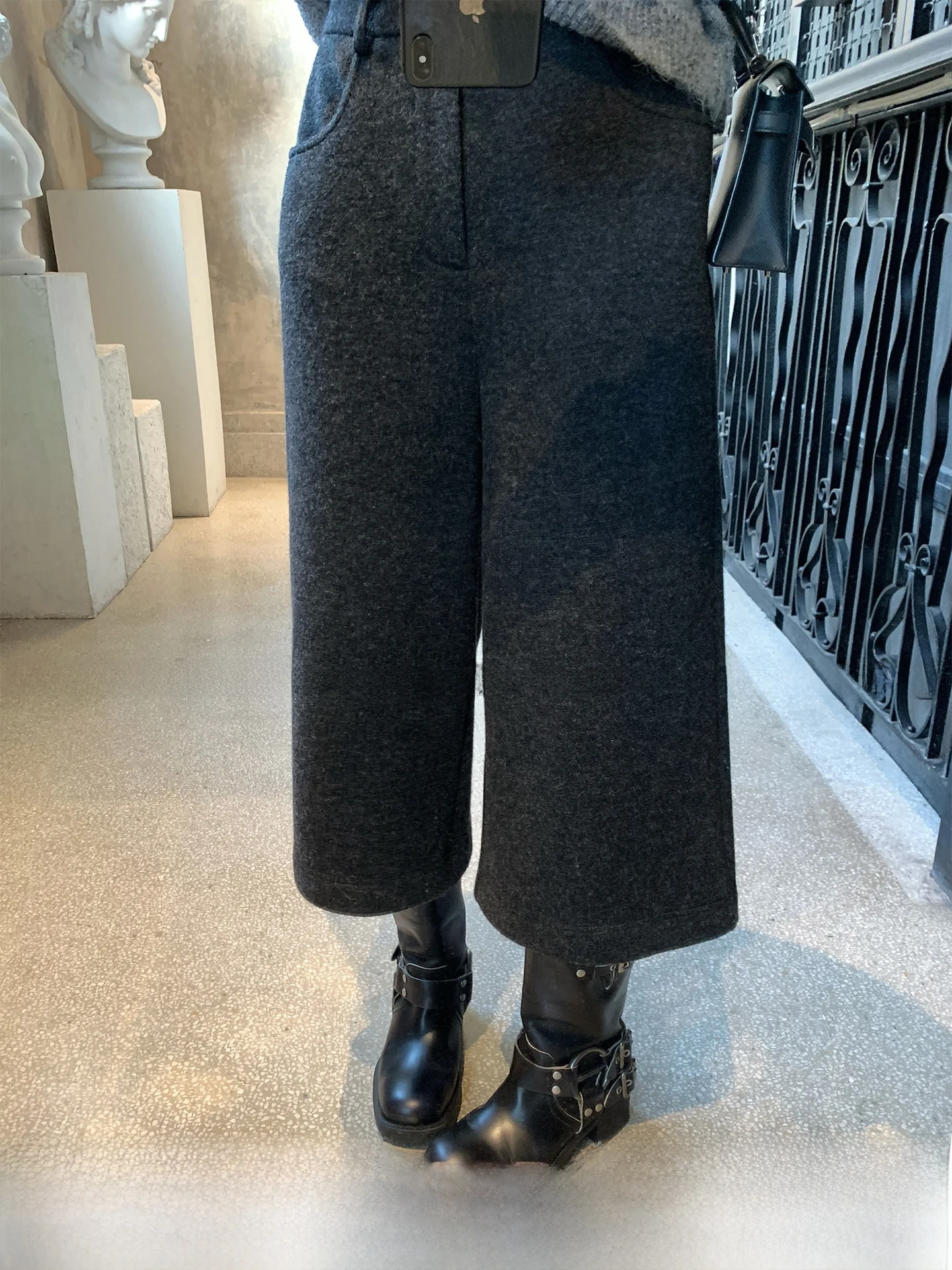 GV Big White Brother Woolen Straight Leg Loose Feel Seven-Foot Pants Versatile Elegant Spring New Style Women's Casual Trousers
GV Big White Brother Woolen Straight Leg Loose Feel Seven-Foot Pants Versatile Elegant Spring New Style Women's Casual Trousers