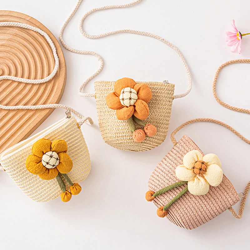 Summer Children Girl Straw Bag Kid Cute Flower Handmade Woven Messenger Bags Storage Basket Crossbody Handbag Gift
Summer Children Girl Straw Bag Kid Cute Flower Handmade Woven Messenger Bags Storage Basket Crossbody Handbag Gift
