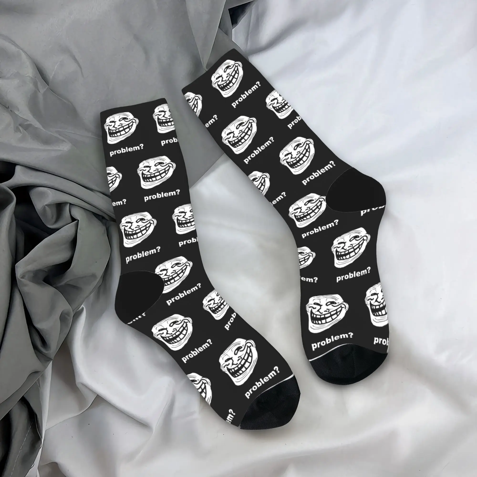 Funny Trollface Meme Socks Anti-Slip Stockings Women Men Quality Running Sports Socks Winter Fashion Design Socks
Funny Trollface Meme Socks Anti-Slip Stockings Women Men Quality Running Sports Socks Winter Fashion Design Socks