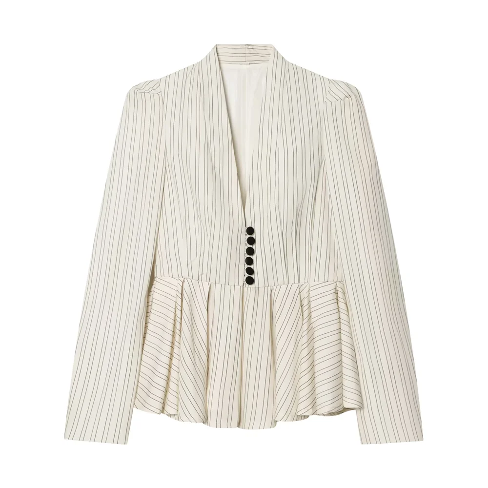 2026 New Women's Fashion Commuter Stylish Long-Sleeved Striped Skirt with Flared Hem and Blazer Jacket
2026 New Women's Fashion Commuter Stylish Long-Sleeved Striped Skirt with Flared Hem and Blazer Jacket