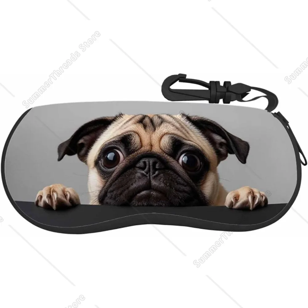 Sunglasses Case - Adorable Pug Dog Portrait Print, Charming and Eye - catching, Ideal Portable Eyewear Storage for Dog Lovers
Sunglasses Case - Adorable Pug Dog Portrait Print, Charming and Eye - catching, Ideal Portable Eyewear Storage for Dog Lovers
