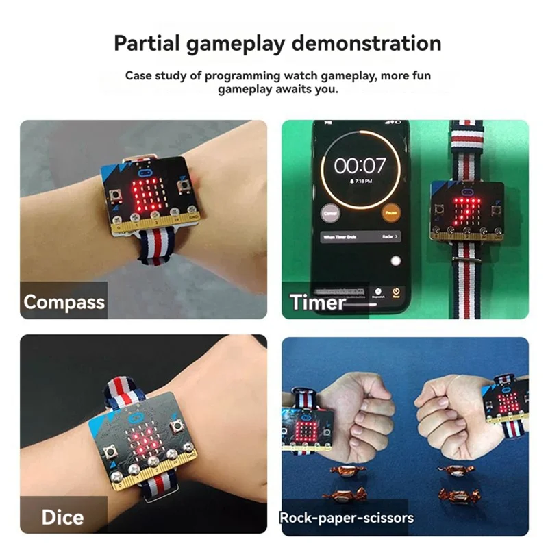 Изысканная плата разработки Microbit V2 Micro:Bit V2, программируемый комплект часов для образования, обучающий комплект для школы, DIY-проект
Изысканная плата разработки Microbit V2 Micro:Bit V2, программируемый комплект часов для образования, обучающий комплект для школы, DIY-проект