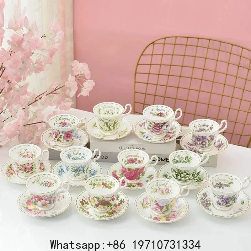 Coffee Cup and Saucer Set Bone China Retro Seasons Flower Coffee Mug Creative Euro Phnom Penh Ceramic Printed Cup Drinkware Gift
Coffee Cup and Saucer Set Bone China Retro Seasons Flower Coffee Mug Creative Euro Phnom Penh Ceramic Printed Cup Drinkware Gift