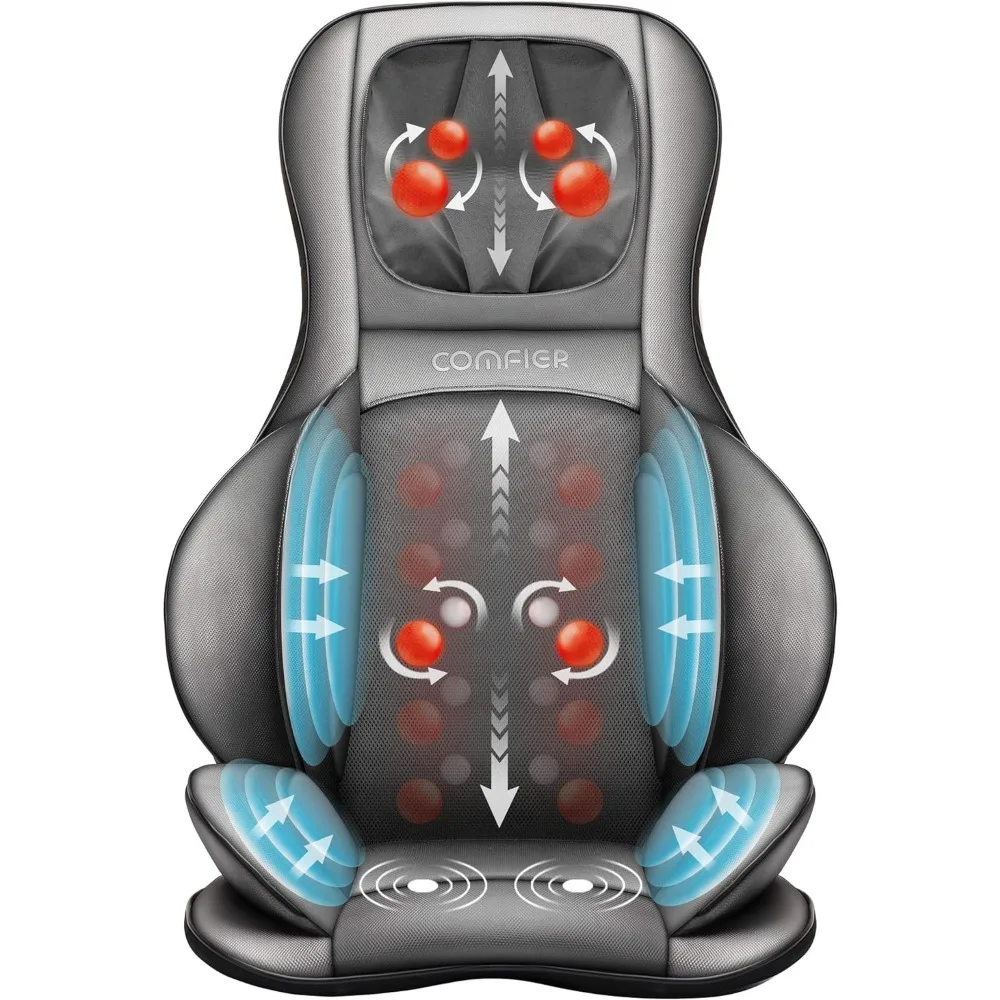 Neck and Back Massager with Heat,Shiatsu Massage Chair Pad Portable for Full Back & Shoulder,Full Body,Grey
Neck and Back Massager with Heat,Shiatsu Massage Chair Pad Portable for Full Back & Shoulder,Full Body,Grey
