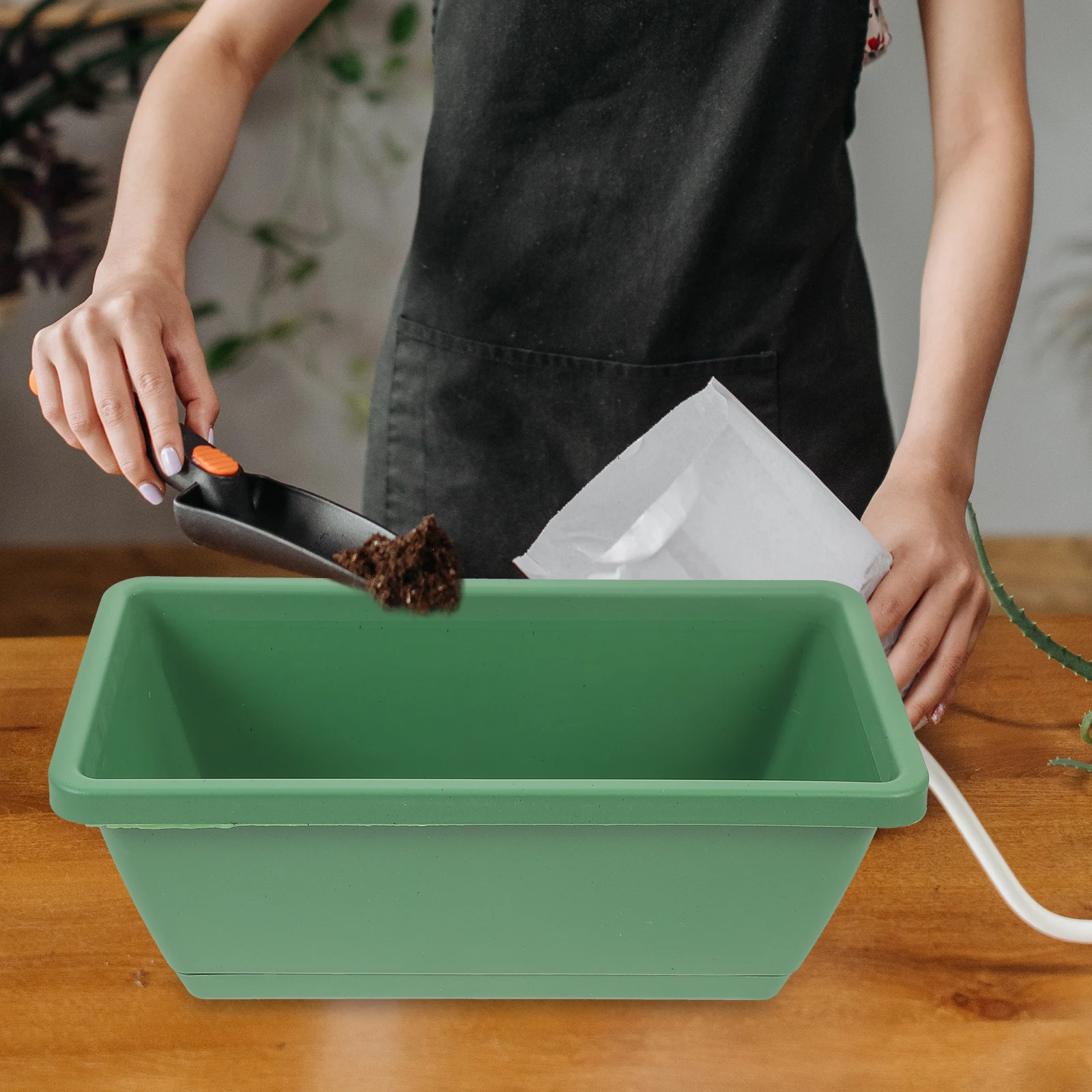 5 set Vegetable Planter Box Thickened Flower Pot Container Gardening Supplies Durable Resistant Outdoor Indoor Balcony Garden
5 set Vegetable Planter Box Thickened Flower Pot Container Gardening Supplies Durable Resistant Outdoor Indoor Balcony Garden