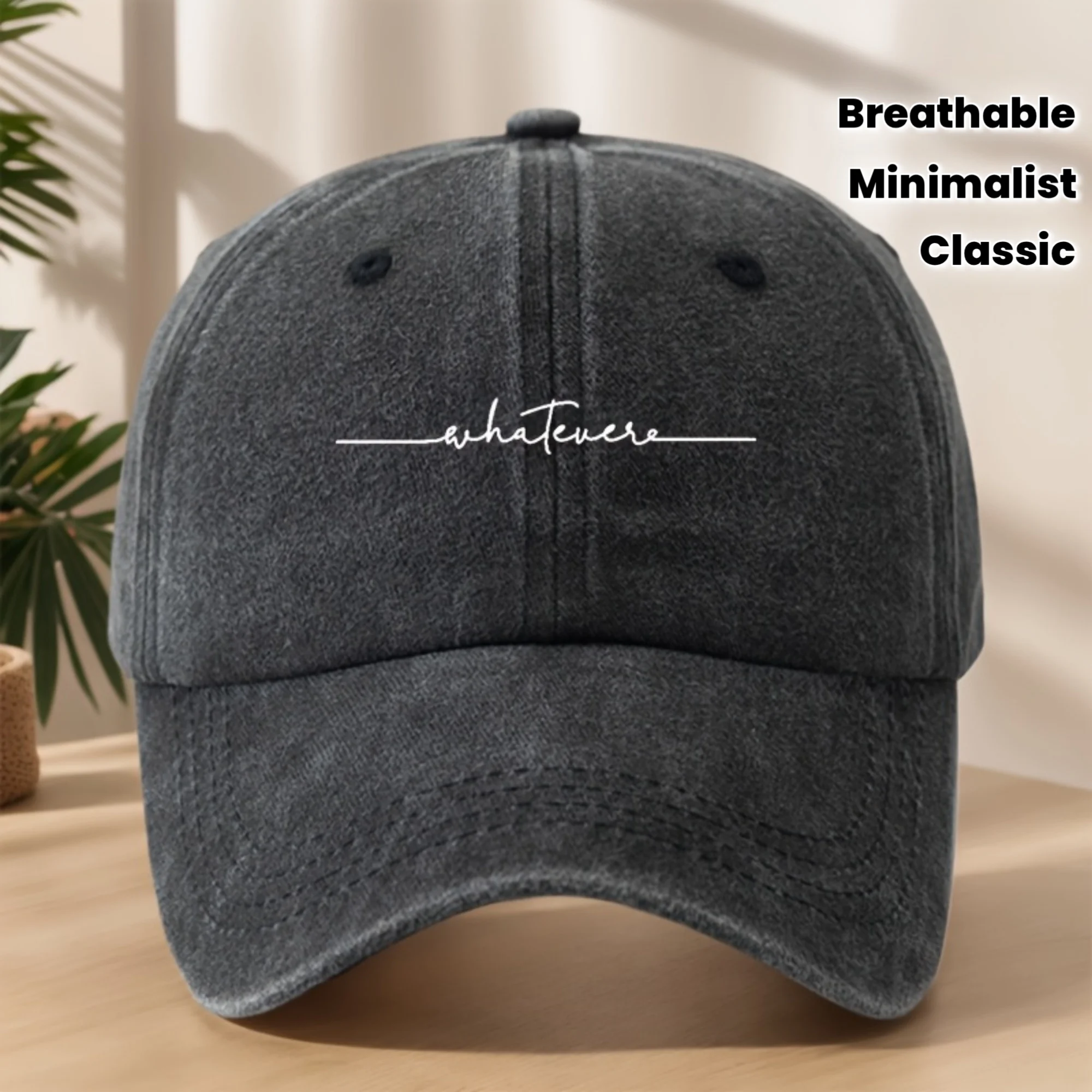 A High-Quality Baseball Cap with a Minimalist Design Featuring Letter Prints, Suitable for Outdoor Leisure Activities. It'S Soft
A High-Quality Baseball Cap with a Minimalist Design Featuring Letter Prints, Suitable for Outdoor Leisure Activities. It'S Soft