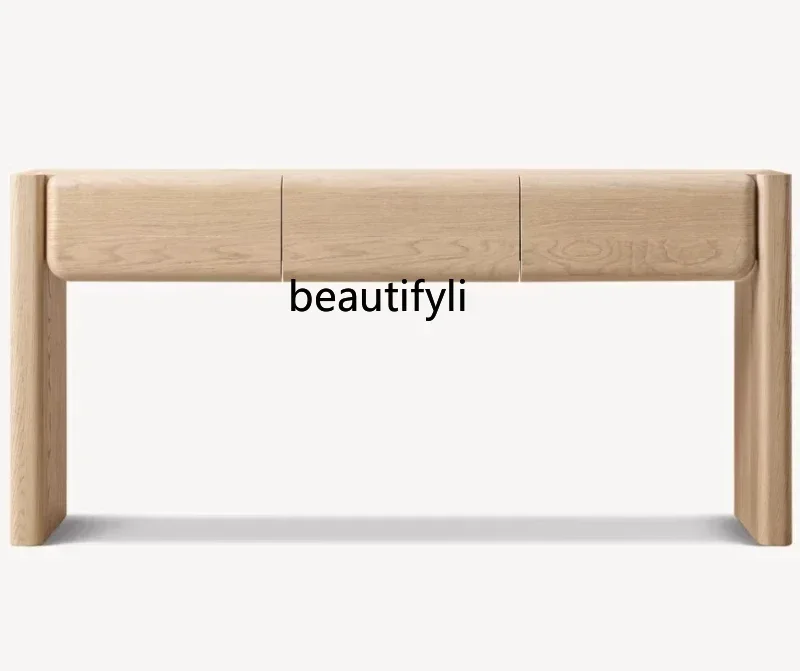 American retro solid wood entrance desk living room simple sofa back French foyer side table decoration storage furniture
American retro solid wood entrance desk living room simple sofa back French foyer side table decoration storage furniture