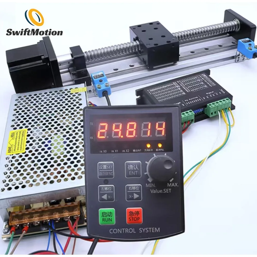 Precision Linear Stage Module Ball Screw Dual Rail Stepper Motor Slide Table Cross XY Lift Platform
Precision Linear Stage Module Ball Screw Dual Rail Stepper Motor Slide Table Cross XY Lift Platform