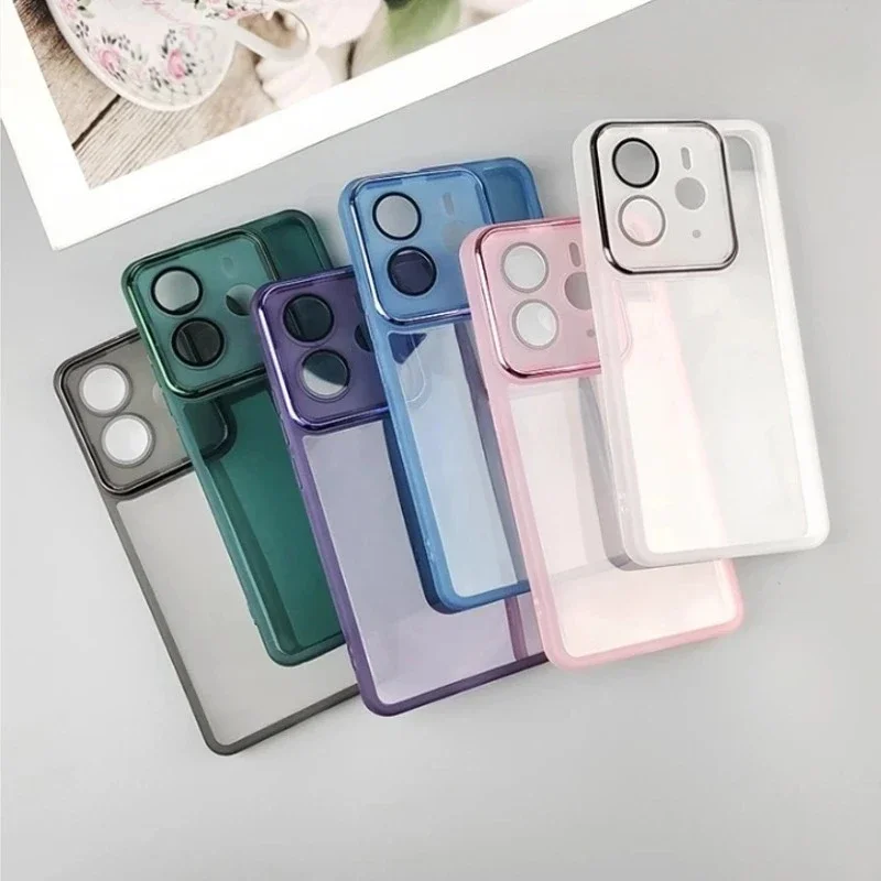 For Realme 15 14 13 Pro Plus Soft Clear Silicone TPU Bumper Cases for Realme 14T Transparent Camera Lens Protection Film Cover
For Realme 15 14 13 Pro Plus Soft Clear Silicone TPU Bumper Cases for Realme 14T Transparent Camera Lens Protection Film Cover
