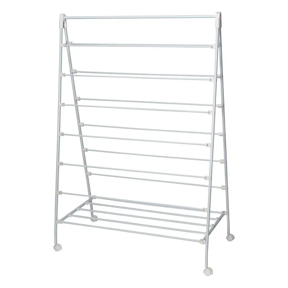 A-Frame Clothes Drying Rack White Portable Foldable Laundry Rack With Wheels
A-Frame Clothes Drying Rack White Portable Foldable Laundry Rack With Wheels