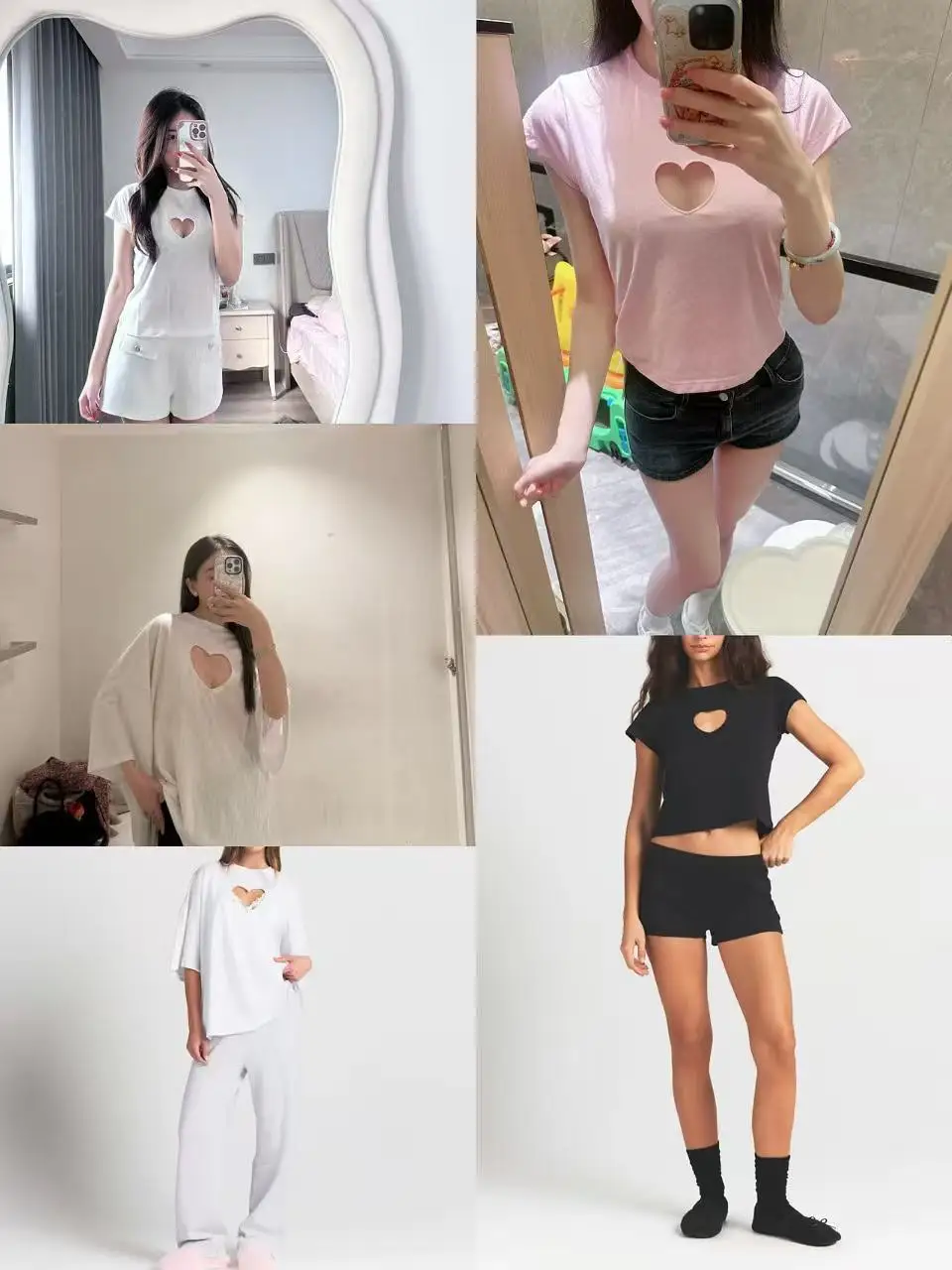 New Love Day Limited Heart Hollow out Short Sleeve T-Shirt And Straight Leg Pants Casual Versatile Set Cute Style Cotton Blend
New Love Day Limited Heart Hollow out Short Sleeve T-Shirt And Straight Leg Pants Casual Versatile Set Cute Style Cotton Blend