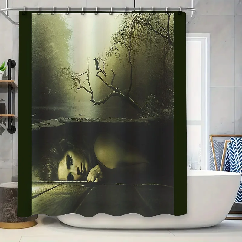 Spooky Gothic Horror Shower Curtain Set Macabre Halloween Decor Dark Fantasy Bathroom Art Creepy Eerie Wall Hanging Room Divider
Spooky Gothic Horror Shower Curtain Set Macabre Halloween Decor Dark Fantasy Bathroom Art Creepy Eerie Wall Hanging Room Divider