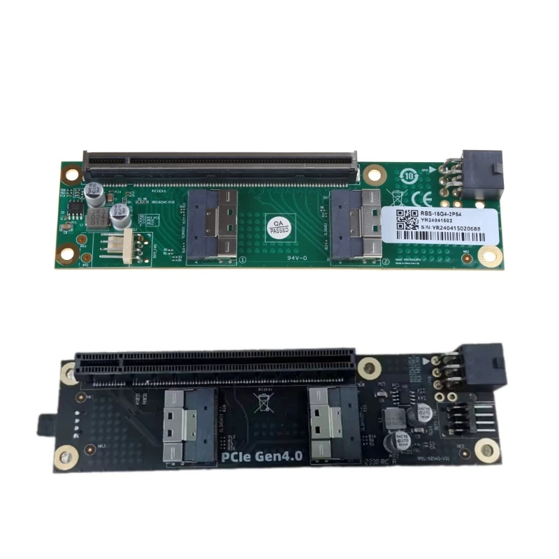Высокоскоростные преобразователи PCIe4.0 в SFF-8654, плата расширения с поддержкой PCle 8x 16x, повышает скорость компьютера,
Высокоскоростные преобразователи PCIe4.0 в SFF-8654, плата расширения с поддержкой PCle 8x 16x, повышает скорость компьютера,