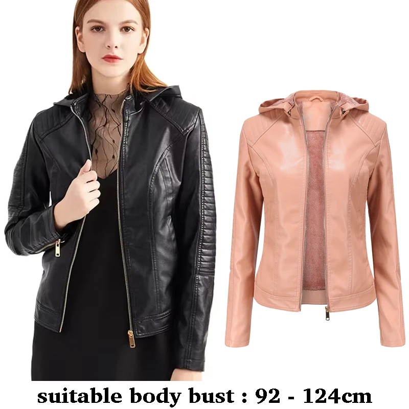 Высококачественная кожаная куртка, пальто для женщин, бархатная подкладка, большой размер, съемный капюшон, 2025 г., зимняя толстая теплая одежда, черный, коричневый
Высококачественная кожаная куртка, пальто для женщин, бархатная подкладка, большой размер, съемный капюшон, 2025 г., зимняя толстая теплая одежда, черный, коричневый