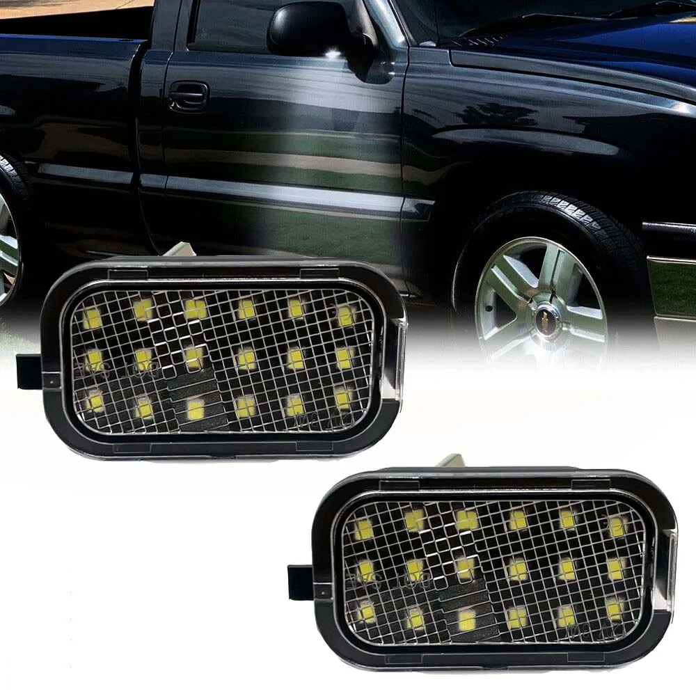 2 шт. светодиодный светильник под боковым зеркалом 12 В для Cadillac Escalade Chevrolet Avalanche Silverado Suburban Tahoe GMC Sierra Yukon
2 шт. светодиодный светильник под боковым зеркалом 12 В для Cadillac Escalade Chevrolet Avalanche Silverado Suburban Tahoe GMC Sierra Yukon