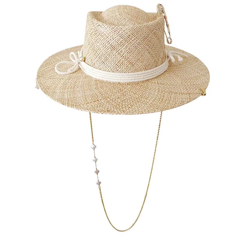 RAFFIA material straw hat custom sisal beach hat new letter hat sun hat ladies punk hat wide brim hat para sol mujer
RAFFIA material straw hat custom sisal beach hat new letter hat sun hat ladies punk hat wide brim hat para sol mujer