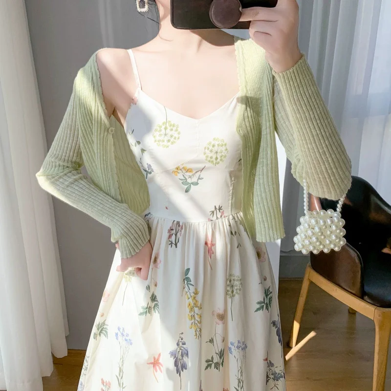 Fresh Flower Printed Long Slip Dress Summer New V-neck High Waist A-line Holiday Dresses Trendy Elastic Back Casual Vestido
Fresh Flower Printed Long Slip Dress Summer New V-neck High Waist A-line Holiday Dresses Trendy Elastic Back Casual Vestido