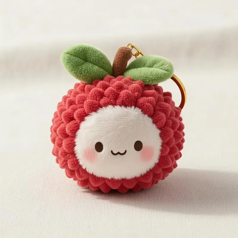 Plush Lychee Yangmei Keychain Fluffy Adorable Stuffed Fruit Charm for Backpack Purse Party Favors Kids Gift
Plush Lychee Yangmei Keychain Fluffy Adorable Stuffed Fruit Charm for Backpack Purse Party Favors Kids Gift