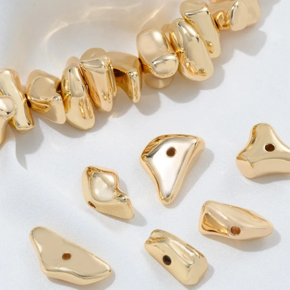 Медные бусины 14-каратного золота, нерегулярные сломанные золотые бусины специальной формы, ручная работа, жемчужное ожерелье ручной работы, ювелирные аксессуары
Медные бусины 14-каратного золота, нерегулярные сломанные золотые бусины специальной формы, ручная работа, жемчужное ожерелье ручной работы, ювелирные аксессуары