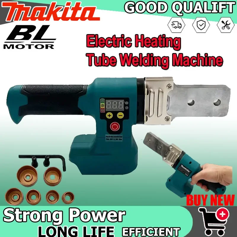 Аккумуляторный аппарат для сварки труб Makita: паяльник для PPR/PE труб, инструмент для термосварки пластиковых труб без аккумулятора
Аккумуляторный аппарат для сварки труб Makita: паяльник для PPR/PE труб, инструмент для термосварки пластиковых труб без аккумулятора