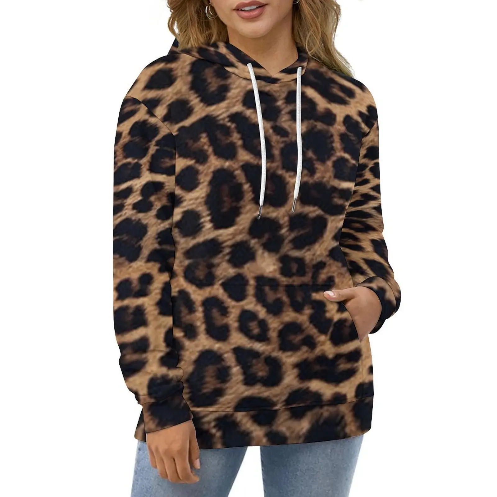 Leopard Print Hoodies Retro Animal Classic Oversized Pullover Hoodie Female Long Sleeve Pretty Graphic Casual Hooded Sweatshirts
Leopard Print Hoodies Retro Animal Classic Oversized Pullover Hoodie Female Long Sleeve Pretty Graphic Casual Hooded Sweatshirts