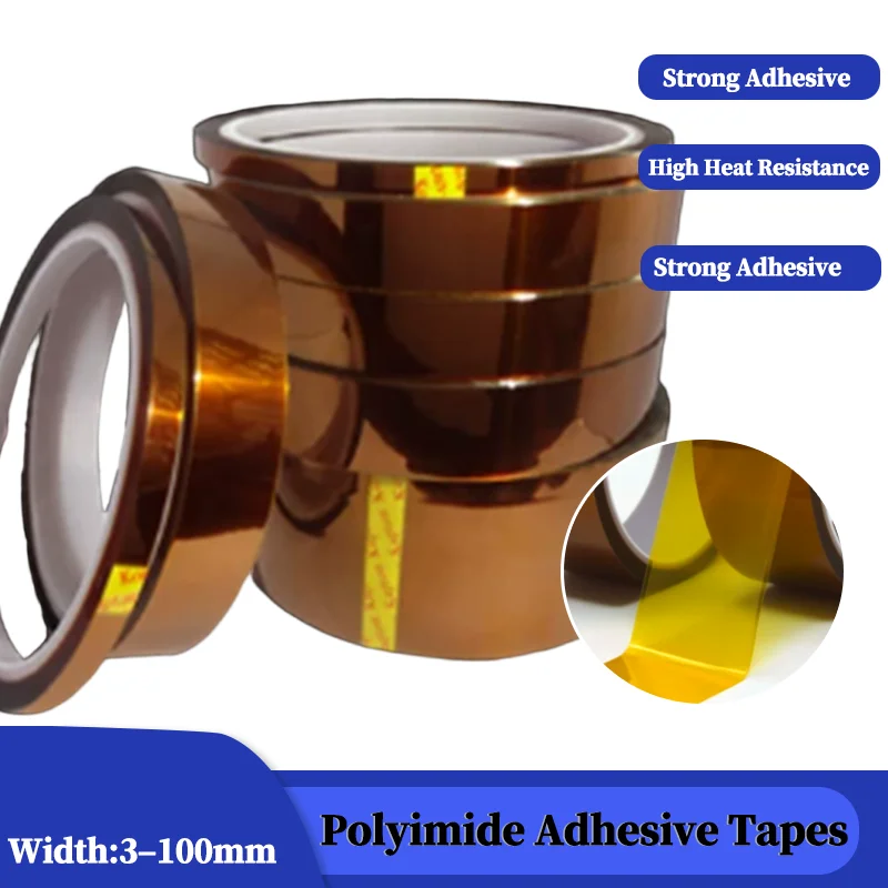 1~10 Roll Polyimide Adhesive Insulating Gold Thermal Insulation High Temperature Heat BGA for Board Protection Tapes 3-100mm
1~10 Roll Polyimide Adhesive Insulating Gold Thermal Insulation High Temperature Heat BGA for Board Protection Tapes 3-100mm