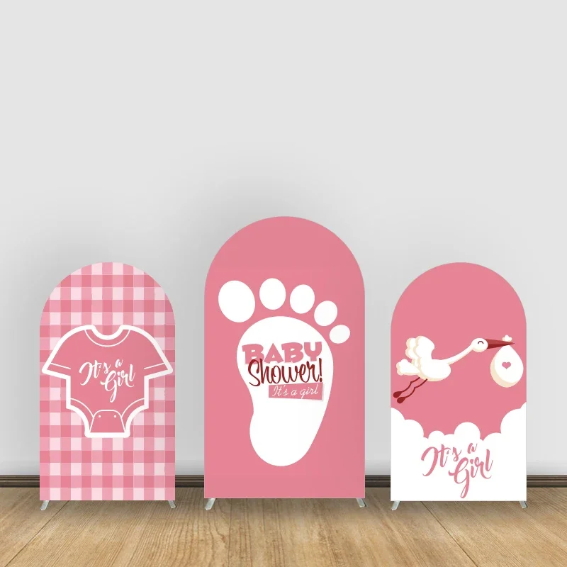 Pink&Footprint Theme Arch Backdrop Cover Baby Shower Decoration Background for Photography Welcoming Girls Party Elastic Fabric
Pink&Footprint Theme Arch Backdrop Cover Baby Shower Decoration Background for Photography Welcoming Girls Party Elastic Fabric