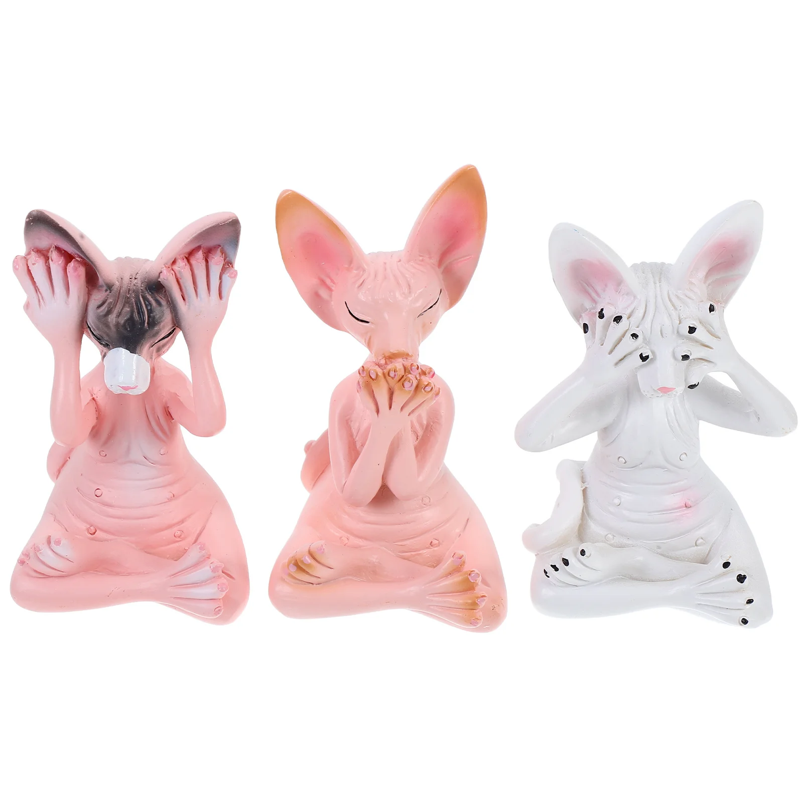 3pcs Meditating Cat Figurines Resin Small Cat Decor For Home Office Desk Mini Animal Statue Craft Ornament Gift
3pcs Meditating Cat Figurines Resin Small Cat Decor For Home Office Desk Mini Animal Statue Craft Ornament Gift