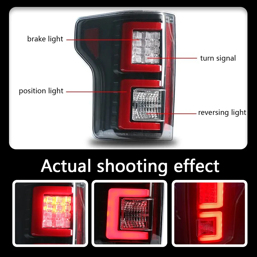 Car LED Tail Light Accessories For Ford F150 Raptor SVT 2015-2020 Auto Rear Fog DRL Brake Turn Signal Lamp Plug and Play
Car LED Tail Light Accessories For Ford F150 Raptor SVT 2015-2020 Auto Rear Fog DRL Brake Turn Signal Lamp Plug and Play