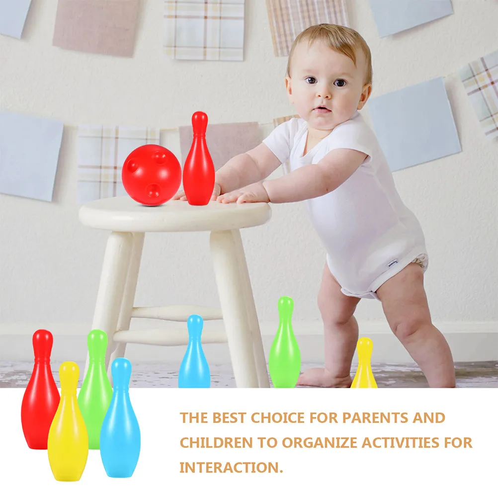 1Set Mini Bowling Set Wear-Resistant Plastic Household Bowling Game Improve Coordination Interactive Play
1Set Mini Bowling Set Wear-Resistant Plastic Household Bowling Game Improve Coordination Interactive Play