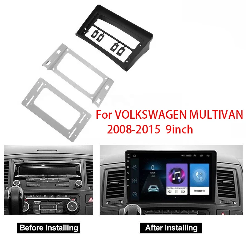 9inch 2din Car Radio Fascia Frame Adaptor For Volkswagen VW Transporter T5 Caravelle Multivan 2008-2015 Dash Panel Trim Kit
9inch 2din Car Radio Fascia Frame Adaptor For Volkswagen VW Transporter T5 Caravelle Multivan 2008-2015 Dash Panel Trim Kit