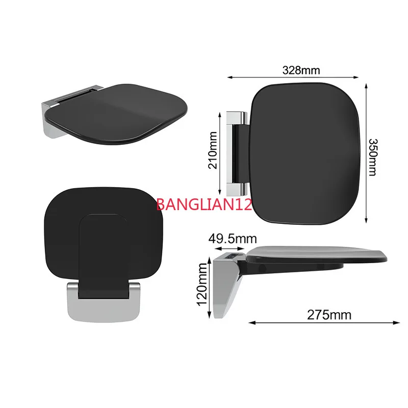 Bathroom stool wall-mounted folding seat, wall-mounted shoe changing stool against the wall
Bathroom stool wall-mounted folding seat, wall-mounted shoe changing stool against the wall