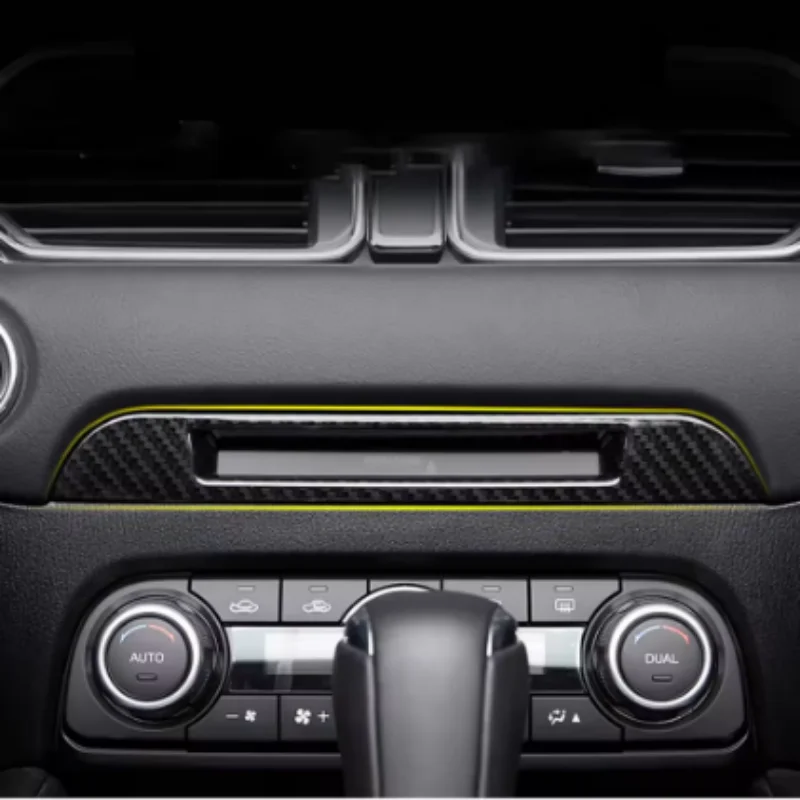 Car Accessories CD frame Central Control Dashboard Panel Strip Cover Trim For Mazda CX-5 CX5 2017- 2024 Carbon Fiber Look Matte
Car Accessories CD frame Central Control Dashboard Panel Strip Cover Trim For Mazda CX-5 CX5 2017- 2024 Carbon Fiber Look Matte