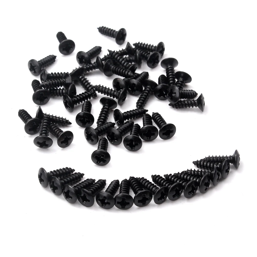 100 Pcs Guard Plate Guarding Screw Screws Black Jack Cover Guitar Bass Pickguard
100 Pcs Guard Plate Guarding Screw Screws Black Jack Cover Guitar Bass Pickguard