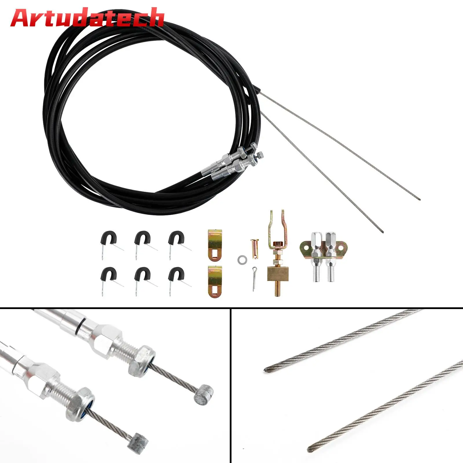 Artudatech CPP Universal Rear Parking Brake Emergency E-Brake Cable Fit Wilwood 330-9371
Artudatech CPP Universal Rear Parking Brake Emergency E-Brake Cable Fit Wilwood 330-9371