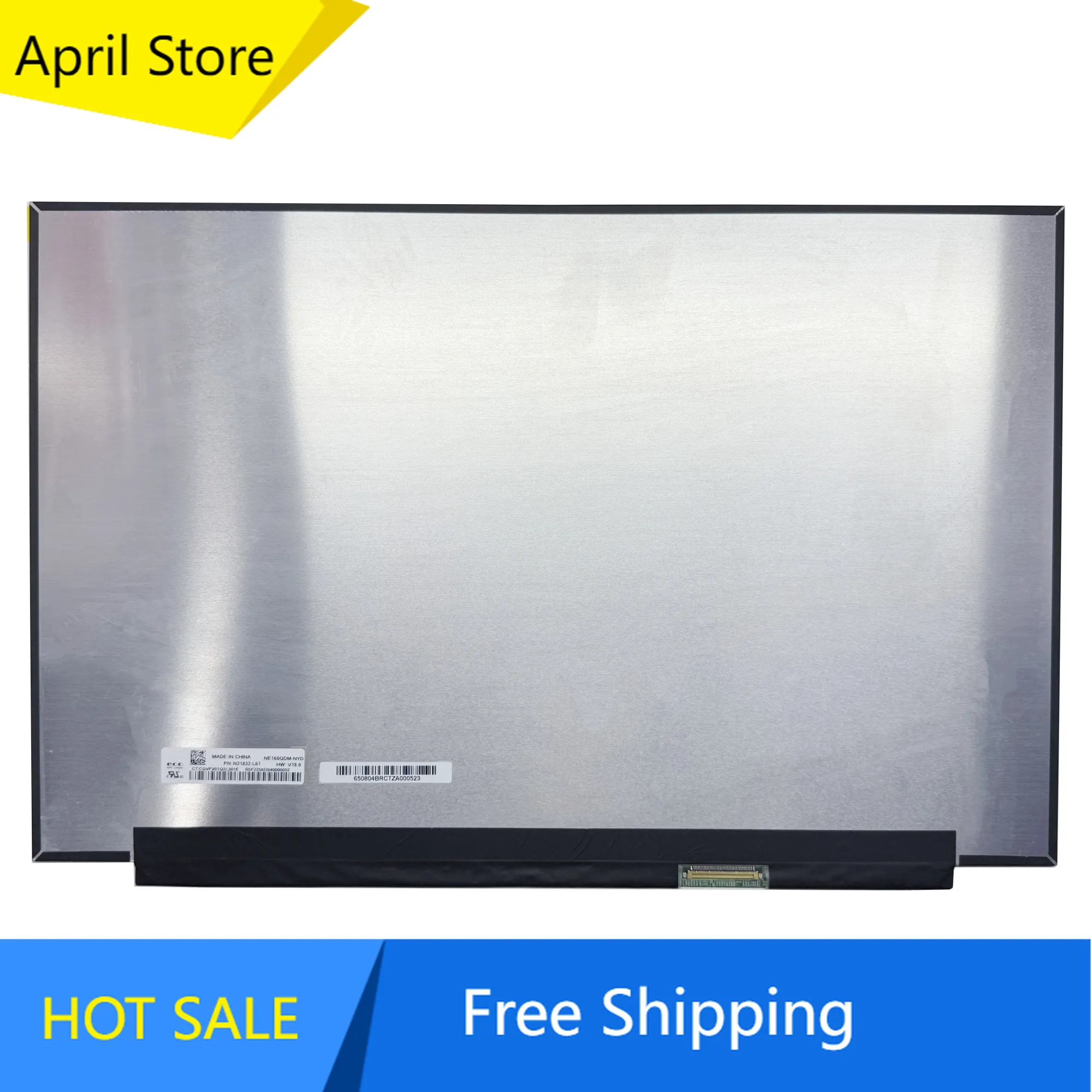 NE160QDM-NYD 16.0'' 240Hz Laptop LCD Screen Display Panel Matrix 2560×1600 EDP 40 Pins
NE160QDM-NYD 16.0'' 240Hz Laptop LCD Screen Display Panel Matrix 2560×1600 EDP 40 Pins