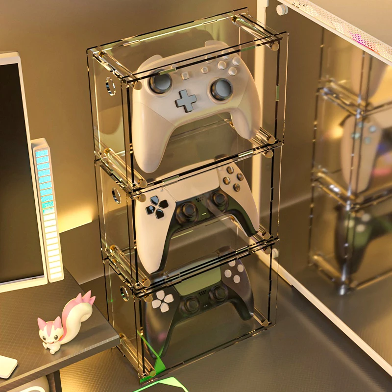 Clear Acrylic Storage Box for Switch Game Handle Bracket Universal PS5 Nintendo Desktop Xbox Dedicated Protective Dust Cover
Clear Acrylic Storage Box for Switch Game Handle Bracket Universal PS5 Nintendo Desktop Xbox Dedicated Protective Dust Cover
