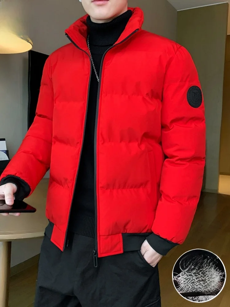 Paul Winter Autumn Red down Cotton Jaet Men's Zodiac Year Stand Collar Outerwear Casual Thi Coat Faion Urban Sle
Paul Winter Autumn Red down Cotton Jaet Men's Zodiac Year Stand Collar Outerwear Casual Thi Coat Faion Urban Sle