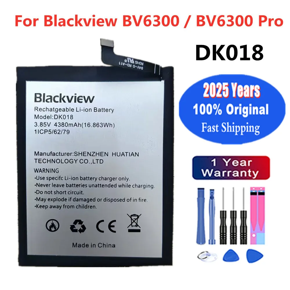 2025 Years New 100% Original DK018 Battery 4380mAh For Blackview BV6300 Pro BV6300Pro Mobile Phone Bateria Free Tools
2025 Years New 100% Original DK018 Battery 4380mAh For Blackview BV6300 Pro BV6300Pro Mobile Phone Bateria Free Tools