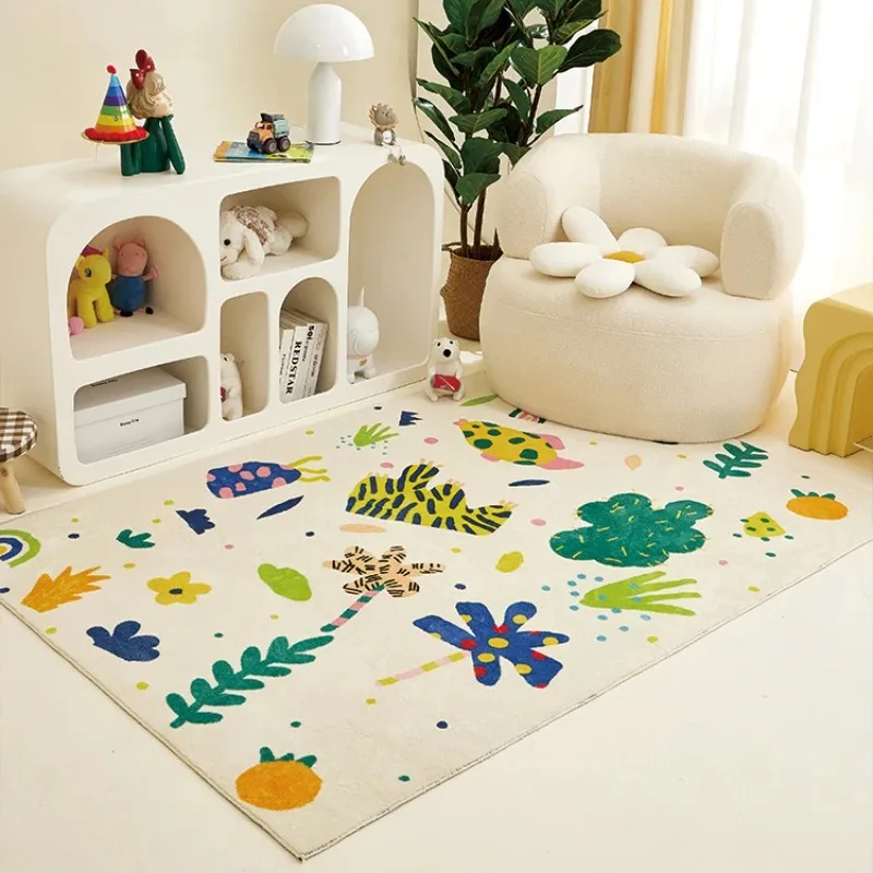 Cartoon Cute Children's Room Carpet Fluffy Soft Bedroom Rug Cream Style Home Plush Thicken Living Room Floor Mat Ковер Tapis 러그
Cartoon Cute Children's Room Carpet Fluffy Soft Bedroom Rug Cream Style Home Plush Thicken Living Room Floor Mat Ковер Tapis 러그