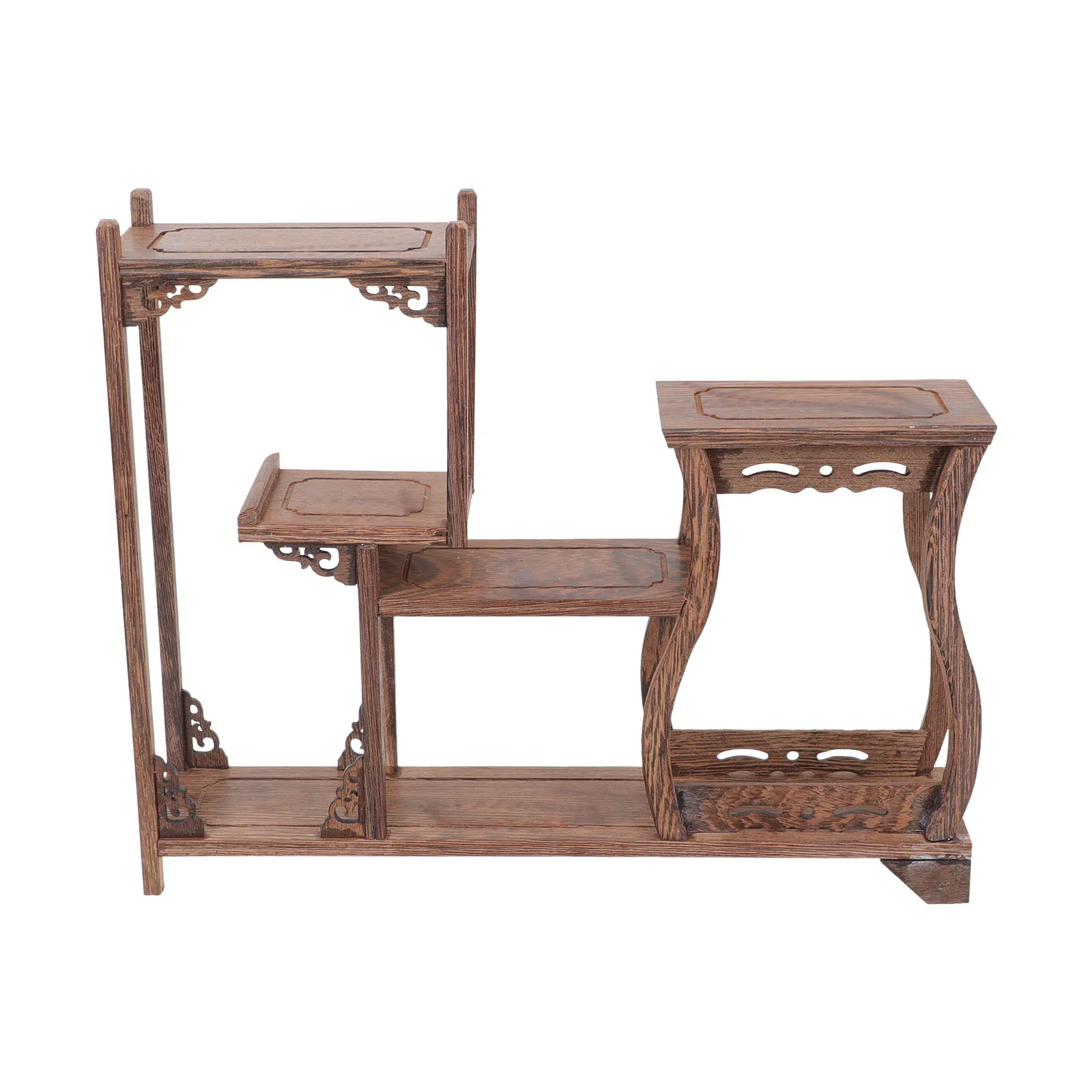 Chicken Wing Wood Curio Shelf Display Stand Vintage Storage Rack Tea Pot Cup Jade Wooden Crafts Home Decor Mini Model
Chicken Wing Wood Curio Shelf Display Stand Vintage Storage Rack Tea Pot Cup Jade Wooden Crafts Home Decor Mini Model