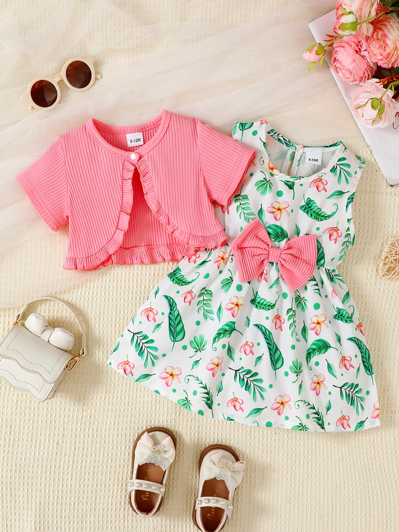2pcs Baby Girl Dress Sleeveless Flower Princess Dress+Short Sleeve Shawl Set 0-3 Year Toddler Summer Fashion Dress
2pcs Baby Girl Dress Sleeveless Flower Princess Dress+Short Sleeve Shawl Set 0-3 Year Toddler Summer Fashion Dress