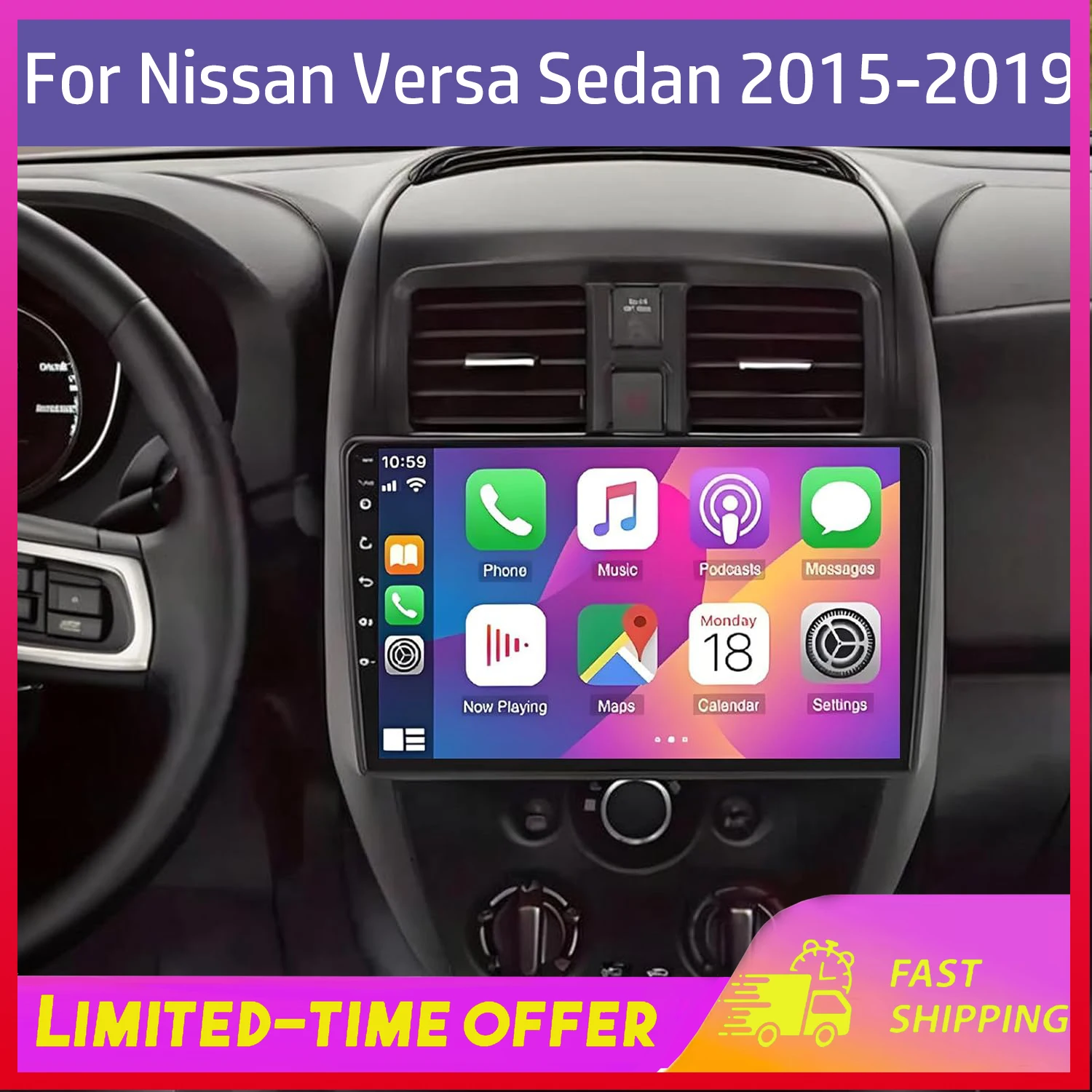 Для Nissan Versa Sedan (леворульный) 15-19: Автомобильная навигационная система Android 15, 10 дюймов, с CarPlay и Android Auto, 2 ГБ ОЗУ + 32 ГБ ПЗУ
Для Nissan Versa Sedan (леворульный) 15-19: Автомобильная навигационная система Android 15, 10 дюймов, с CarPlay и Android Auto, 2 ГБ ОЗУ + 32 ГБ ПЗУ