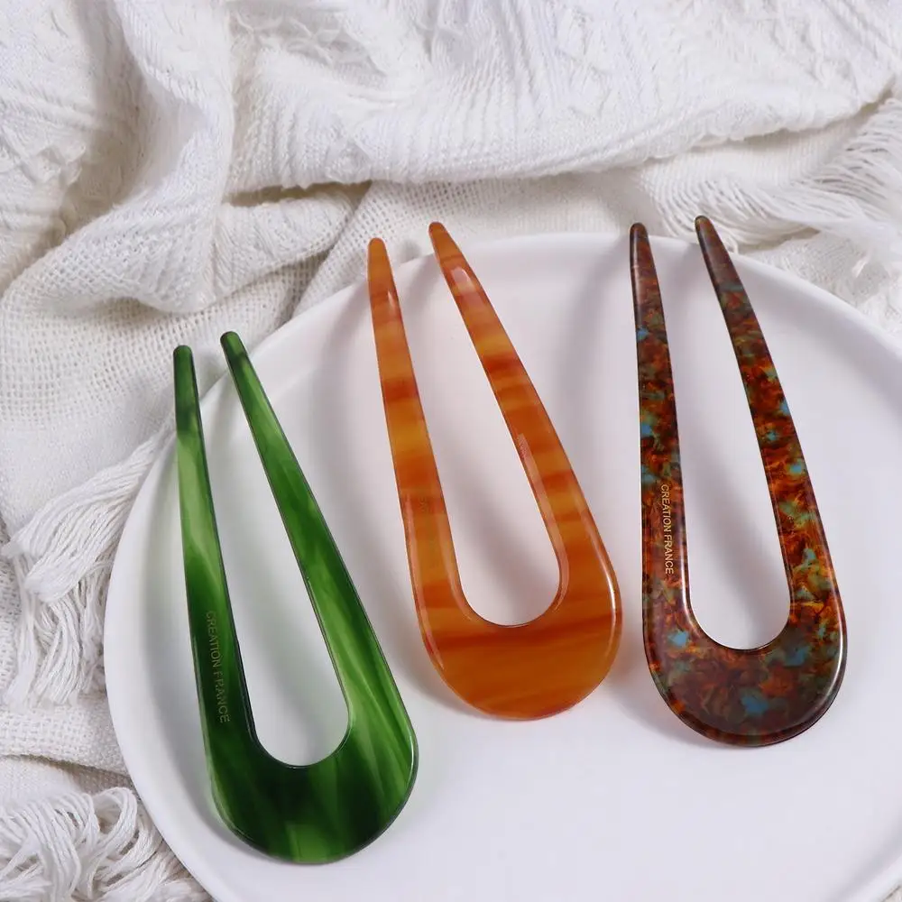 Hairpins U-shape New Headdress Hairpins For Girls Hanfu Hair Sticks Acetate Hair Sticks Chinese Hair Fork Women Hairpins
Hairpins U-shape New Headdress Hairpins For Girls Hanfu Hair Sticks Acetate Hair Sticks Chinese Hair Fork Women Hairpins