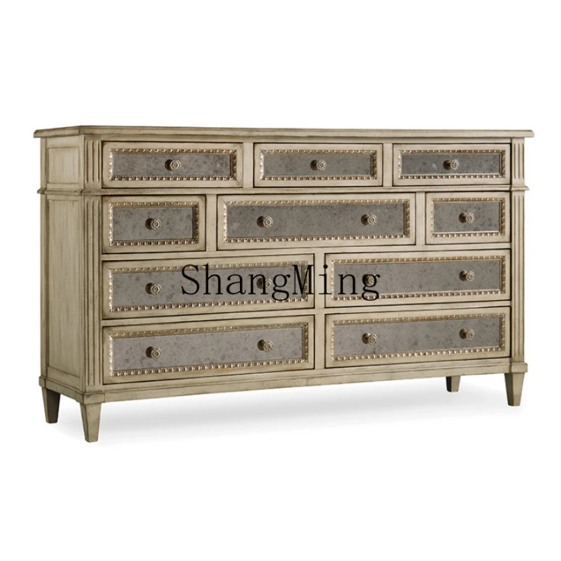 DHY solid wood multi-chest cabinet dresser dressing table modern bedroom locker storage cabinet
DHY solid wood multi-chest cabinet dresser dressing table modern bedroom locker storage cabinet