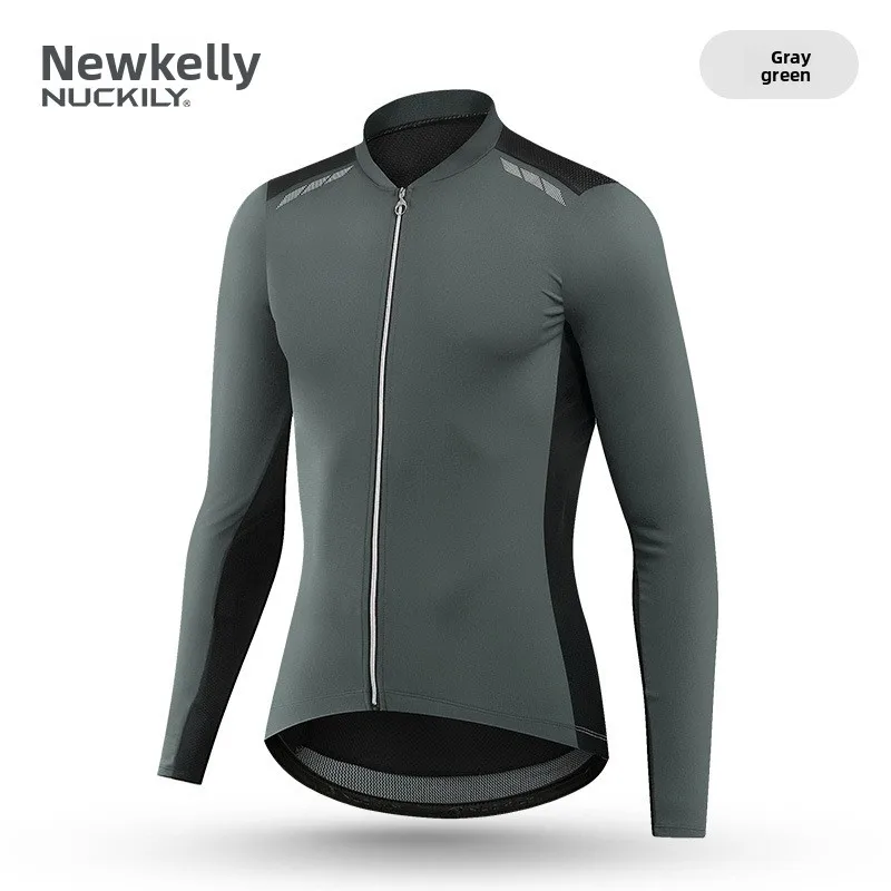 NUCKILY Men's Cycling Jersey Long Sleeve Quick Dry Breathable Reflective Silicone Hem for Spring Summer Autumn Road Riding
NUCKILY Men's Cycling Jersey Long Sleeve Quick Dry Breathable Reflective Silicone Hem for Spring Summer Autumn Road Riding